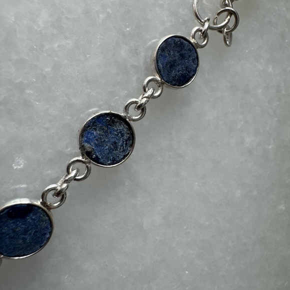 NWOT Sundance Night Sky Oblate Bracelet, Lapis Lazuli, Sterling Silver - Picture 8 of 10